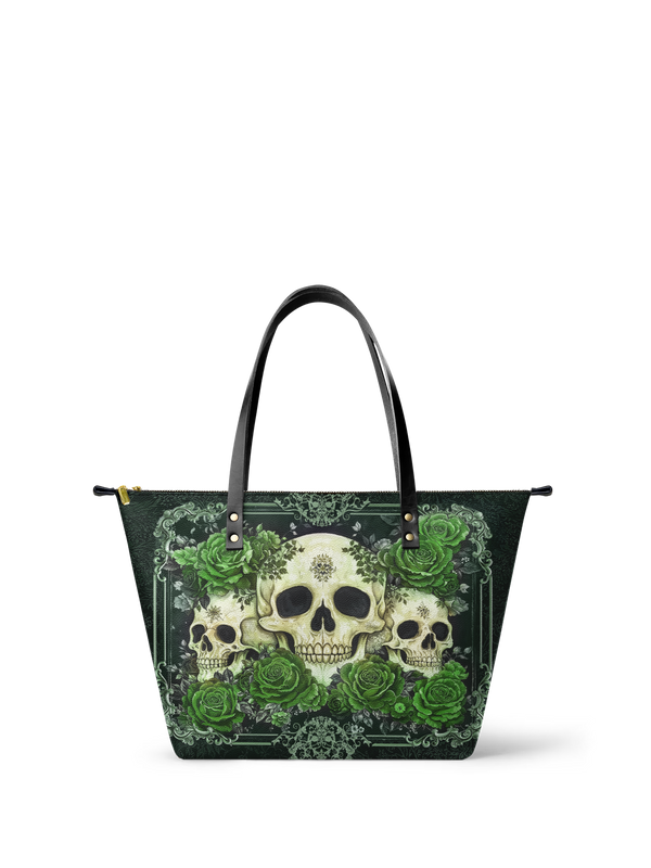 "Bloodrose" Poison Ivy Leather Tote Bag