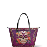 "Catrinelle" Leather Tote Bag