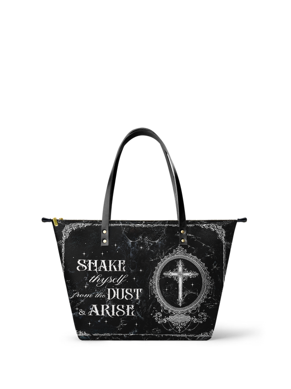 "Dustveil" Leather Tote Bag