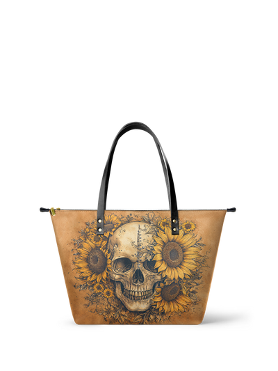 "Heliovoid" Leather Tote Bag