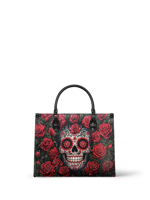 "La Roja" - Black Interior - Leather Handbag