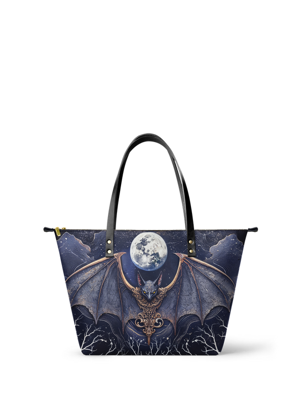 "Moonreaver" Leather Tote Bag