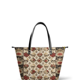 "Mournaire" Leather Tote Bag