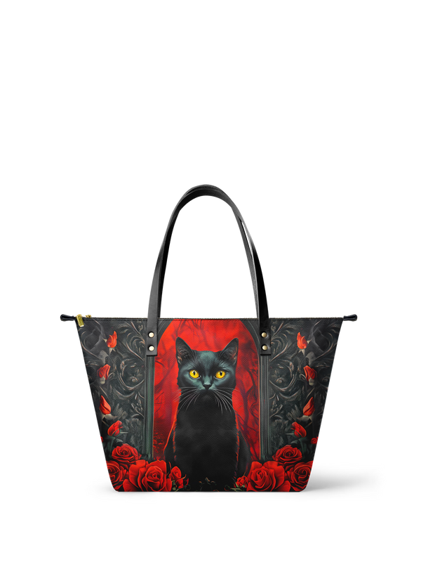 "Nyxrose" Leather Tote Bag