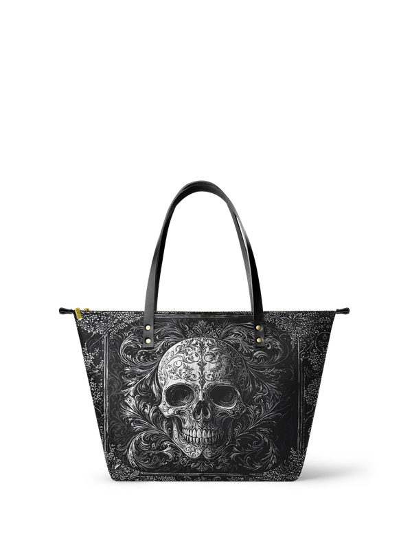 "Obscuria" Leather Tote Bag