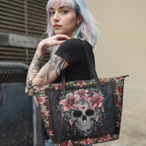 "Roselace" Leather Tote Bag