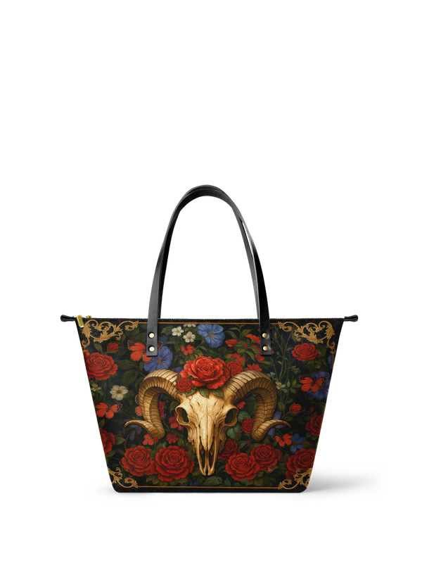 "Rosethorn" Leather Tote Bag