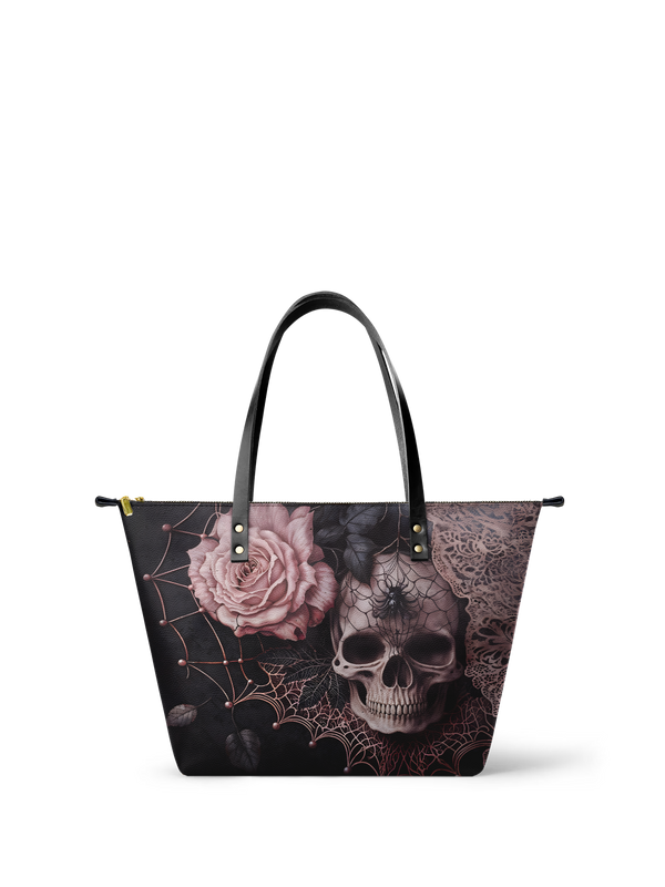 "Venomina" Leather Tote Bag