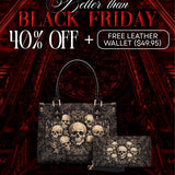 "Deathmark" Small Leather Bag Deal