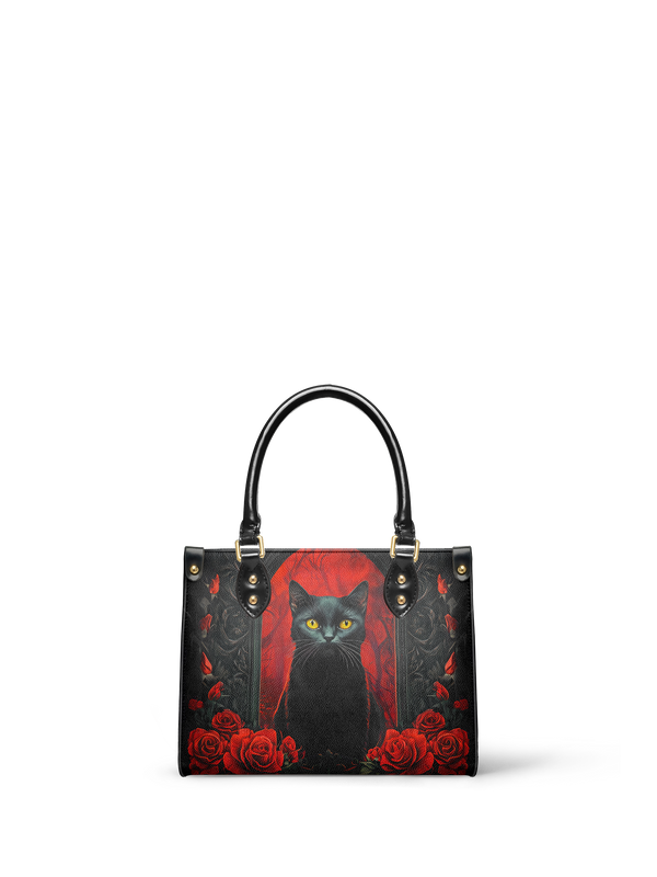 "Nyxrose" - Yellow Interior - Small Leather Handbag