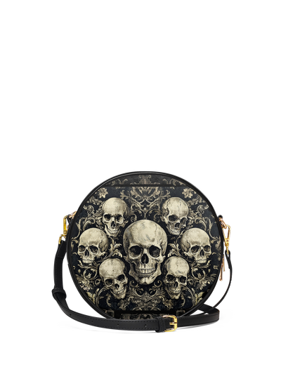 "Deathmark" Circle Crossbody Bag