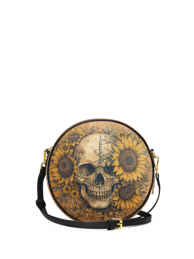 "Heliovoid" Circle Crossbody Bag