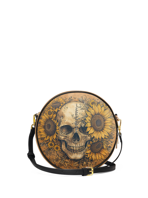 "Heliovoid" Circle Crossbody Bag