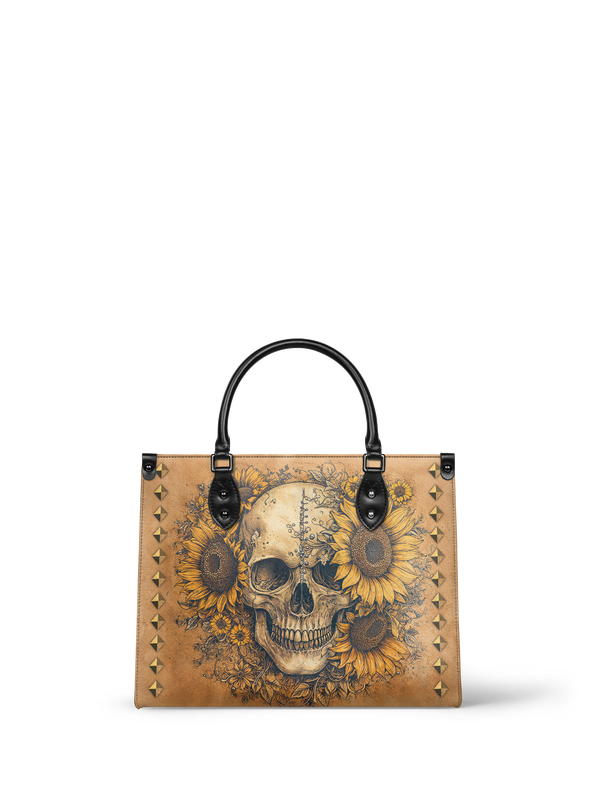 "Heliovoid" - Black Interior - Leather Handbag
