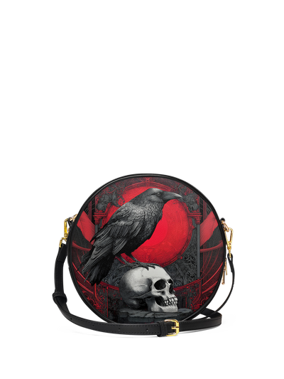 "Bloodraven" Circle Crossbody Bag