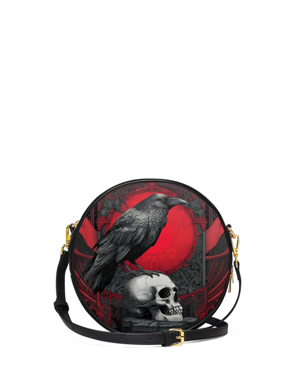 "Bloodraven" Circle Crossbody Bag