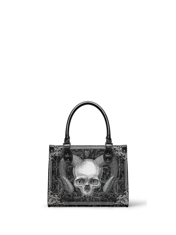 "Grimcrown" - Black Interior - Small Leather Handbag