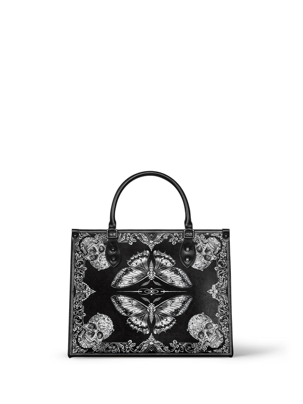 "Mothwing" - Red Interior - Leather Handbag