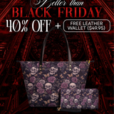 "Noctaflora" Leather Tote Bag Deal
