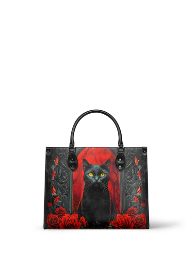"Nyxrose" - Red Interior - Leather Handbag