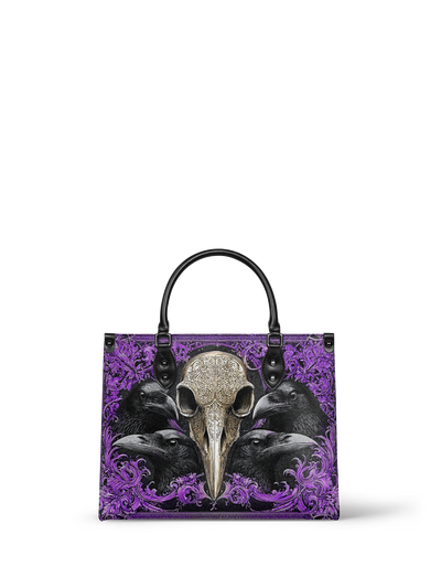 "Corvexia" - Black Interior - Leather Handbag