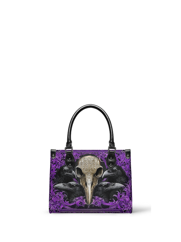 "Corvexia" - Black Interior - Small Leather Handbag