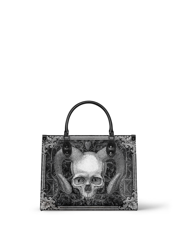 "Grimcrown" - Black Interior - Leather Handbag