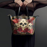 "Bloodrose" Leather Tote Bag