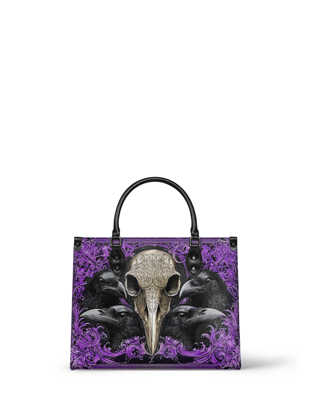 "Corvexia" - Red Interior - Leather Handbag
