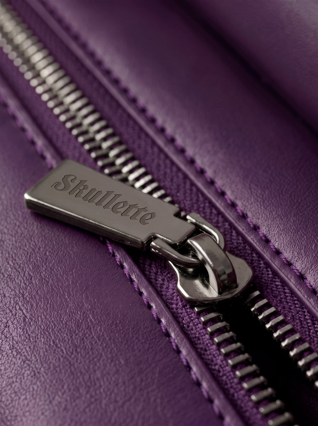 "Amethare" Applique Leather Handbag