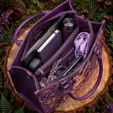 "Amethare" Applique Leather Handbag Pre-order