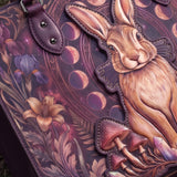 "Amethare" Applique Leather Handbag Pre-order