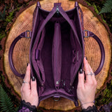 "Amethare" Applique Leather Handbag Pre-order
