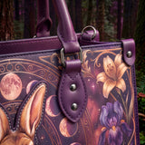 "Amethare" Applique Leather Handbag Pre-order