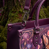 "Amethare" Applique Leather Handbag Pre-order