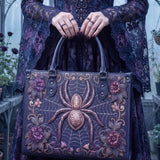"Aranella" Applique Leather Handbag Pre-order