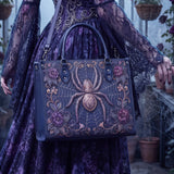 "Aranella" Applique Leather Handbag Pre-order