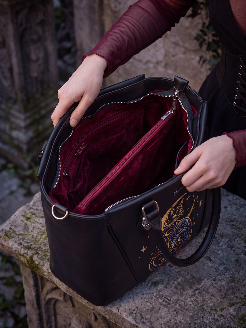 “Astralune” Tenebra Handbag