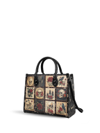 "Blacklitany" - Red Interior - Leather Handbag