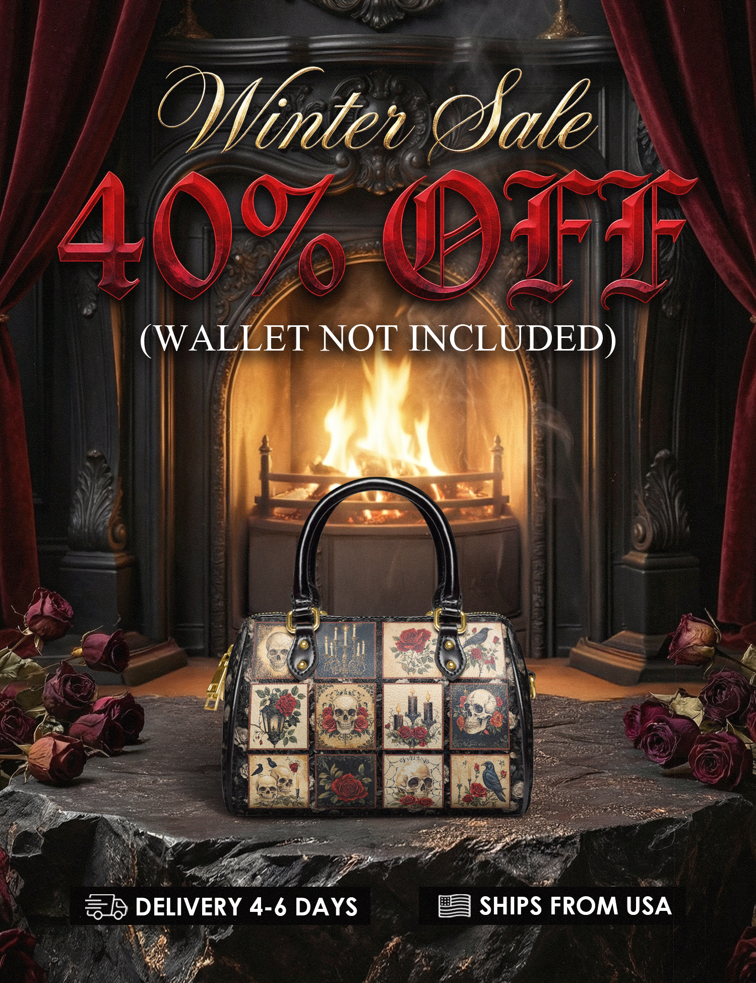 "Blacklitany" Mini Satchel Deal