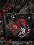 "Bloodfeather" - Black Interior - Keyring Wallet