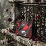 "Bloodraven" - Red Interior - Leather Handbag