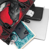 "Bloodraven" - Red Interior - Leather Handbag