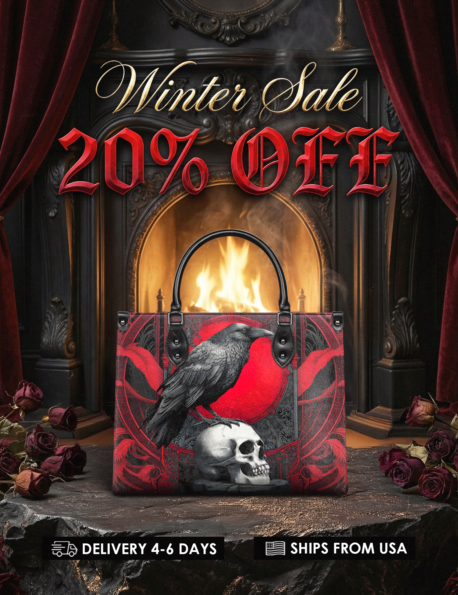 "Bloodraven" Leather Handbag Deal