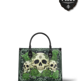 Bloodrose Poison Ivy - Black Interior - Leather Handbag