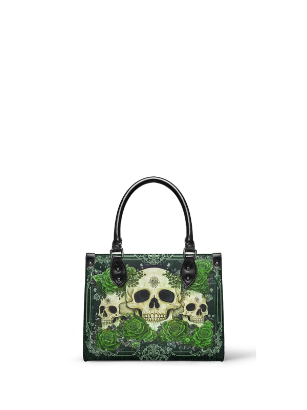 "Bloodrose" Poison Ivy - Black Interior - Small Leather Handbag