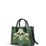 Bloodrose Poison Ivy - Black Interior - Leather Handbag - 100.1 DEAL