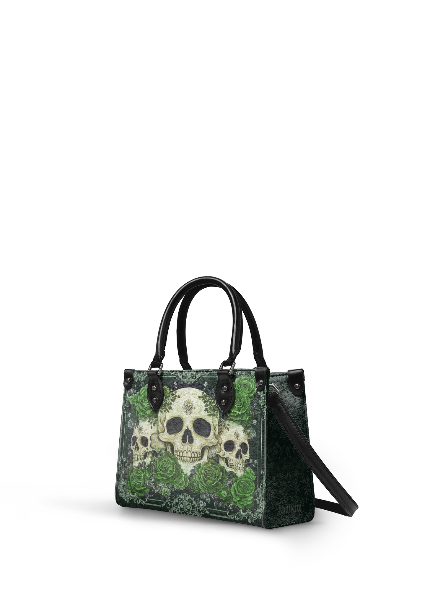 "Bloodrose" Poison Ivy - Black Interior - Small Leather Handbag