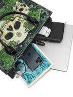 "Bloodrose" Poison Ivy - Black Interior - Leather Handbag