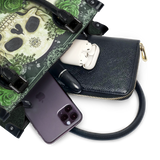 "Bloodrose" Poison Ivy - Black Interior - Small Leather Handbag - 100.1 DEAL - Special